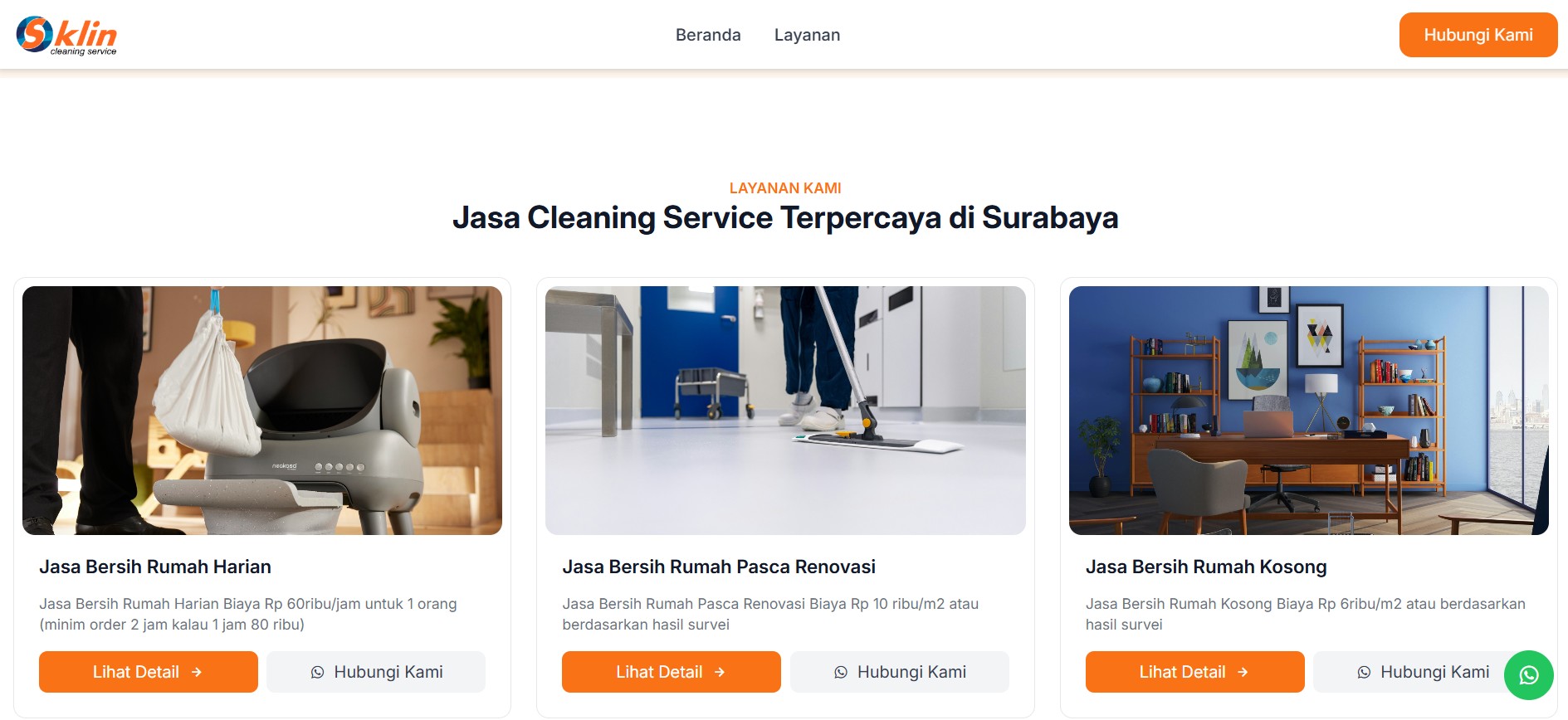 Osklin Home Cleaning Surabaya